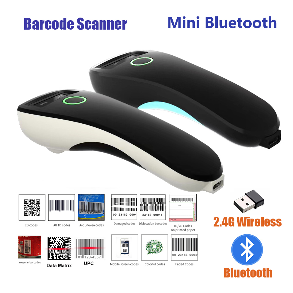 Document Scanner Portable - ماسح باركود صغير محمول باليد 2.4G