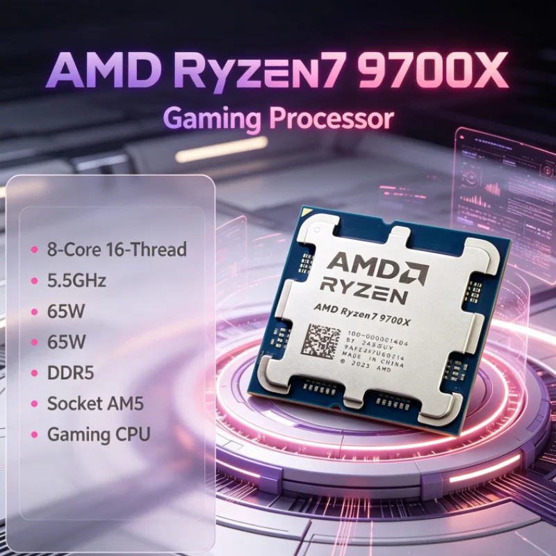 Amd Cpu Ryzen 7 - معالج AMD Ryzen 7 9700X ثماني
