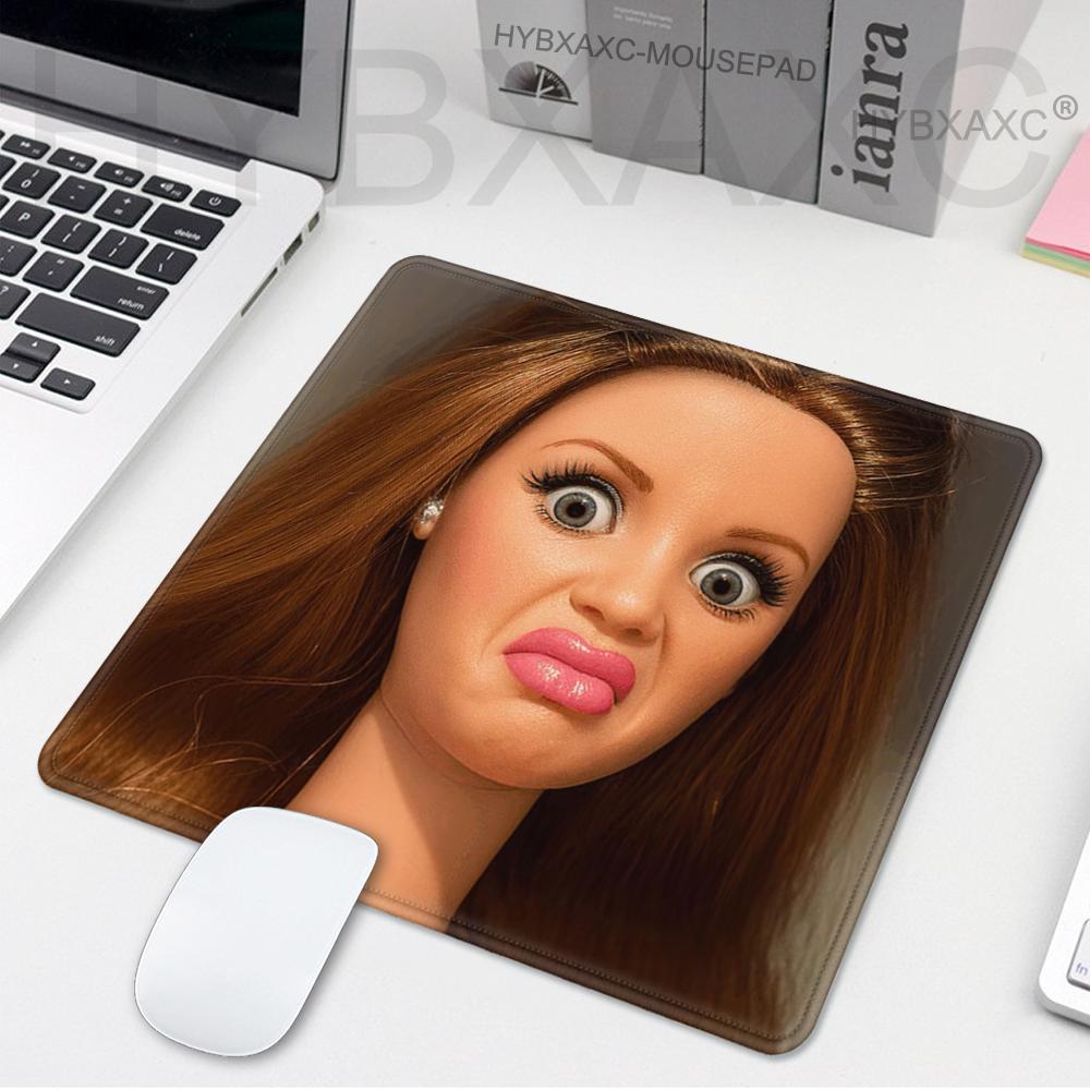 Tech Accessories For Office Desk - وسادة فأرة لطيفة ومضحكة بوجه دمية