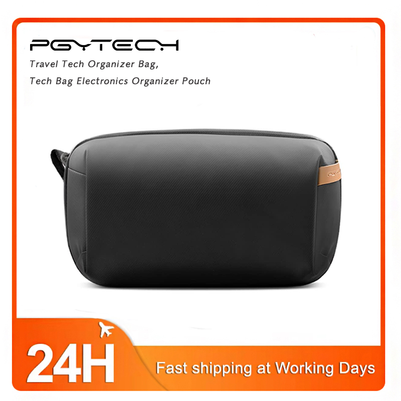 Tech Accessories Travel Organizer Pouch - حقيبة منظمة إلكترونية محمولة مقاومة للماء