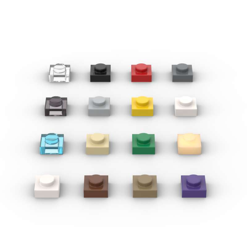 Tech Accessories Gifts - MOC 10 قطعة 3024 1x1 لوحة