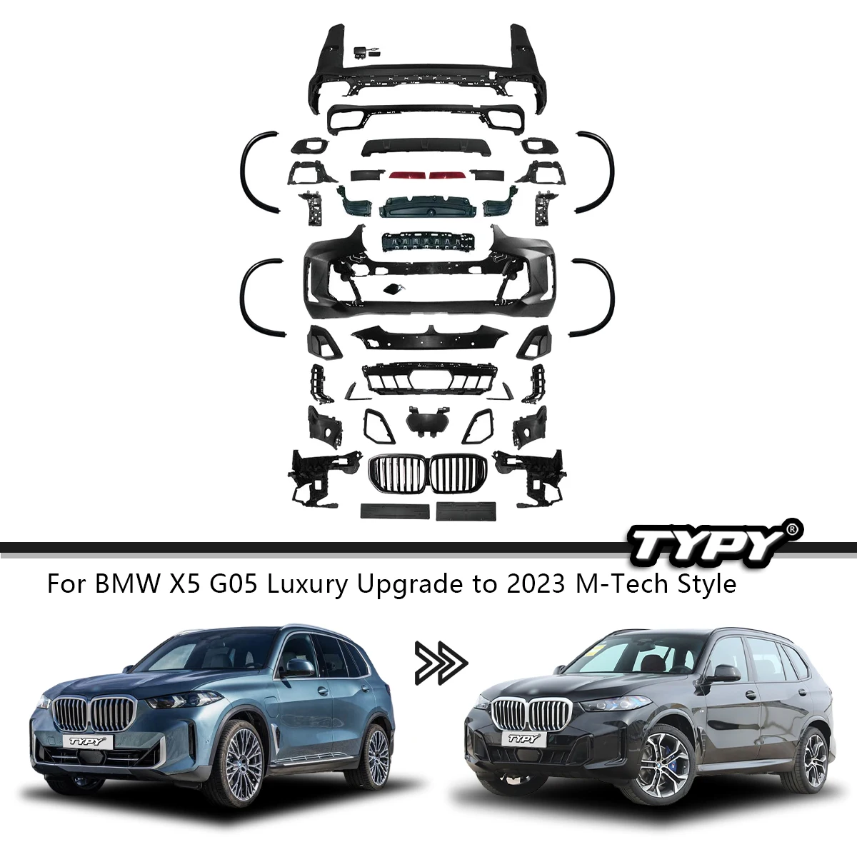 Tech Accessories Kit - طقم هيكل عالي الجودة لسيارة BMW