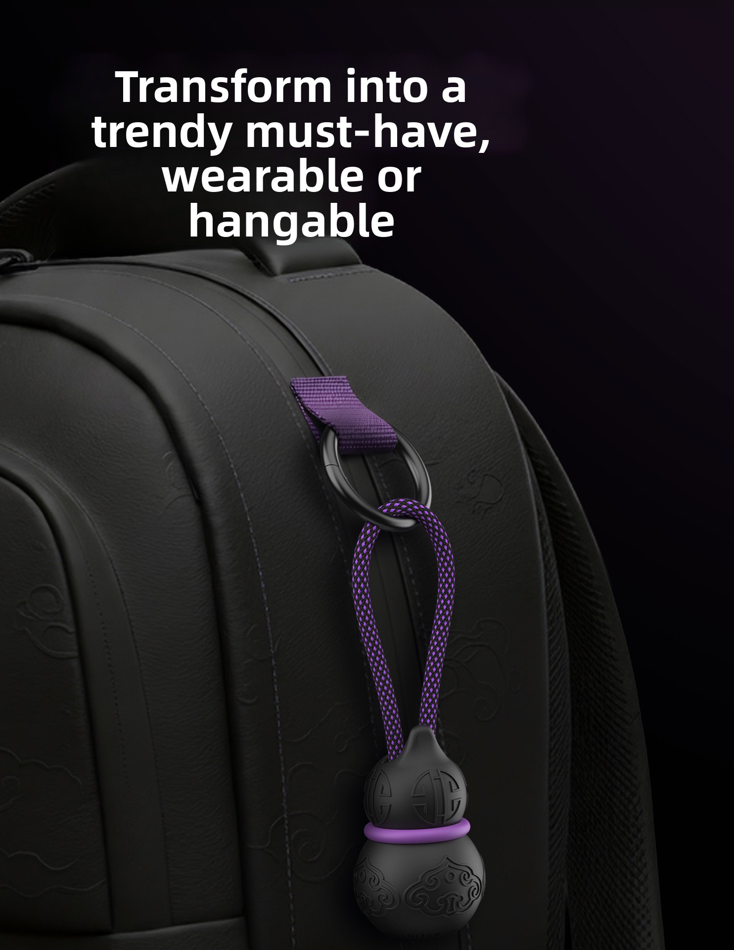 Tech Accessories Backpack - منظم كابلات محمول على شكل سلسلة