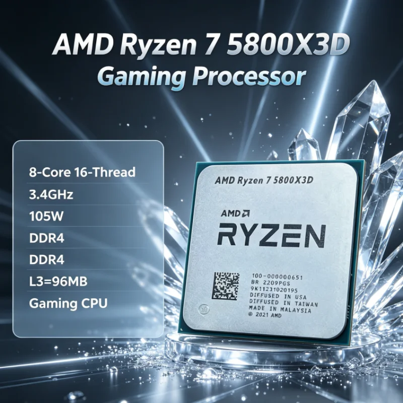 Amd Cpu Ryzen 7 - معالج ألعاب AMD R7 5800X3D بسعة