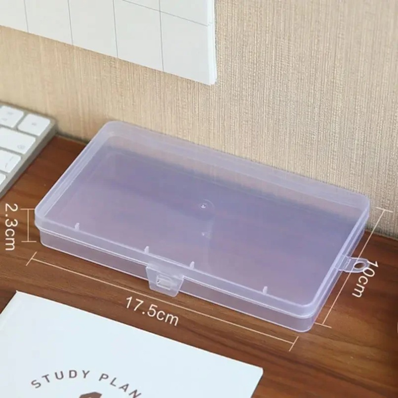صندوق تخزين بلاستيكي شفاف مع غ - مراجعة Tech Accessories For Office Desk وسعره