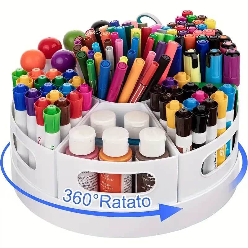 360 °   منظم مكتب دوار مع 7 صن - مراجعة Tech Accessories For Office Desk وسعره