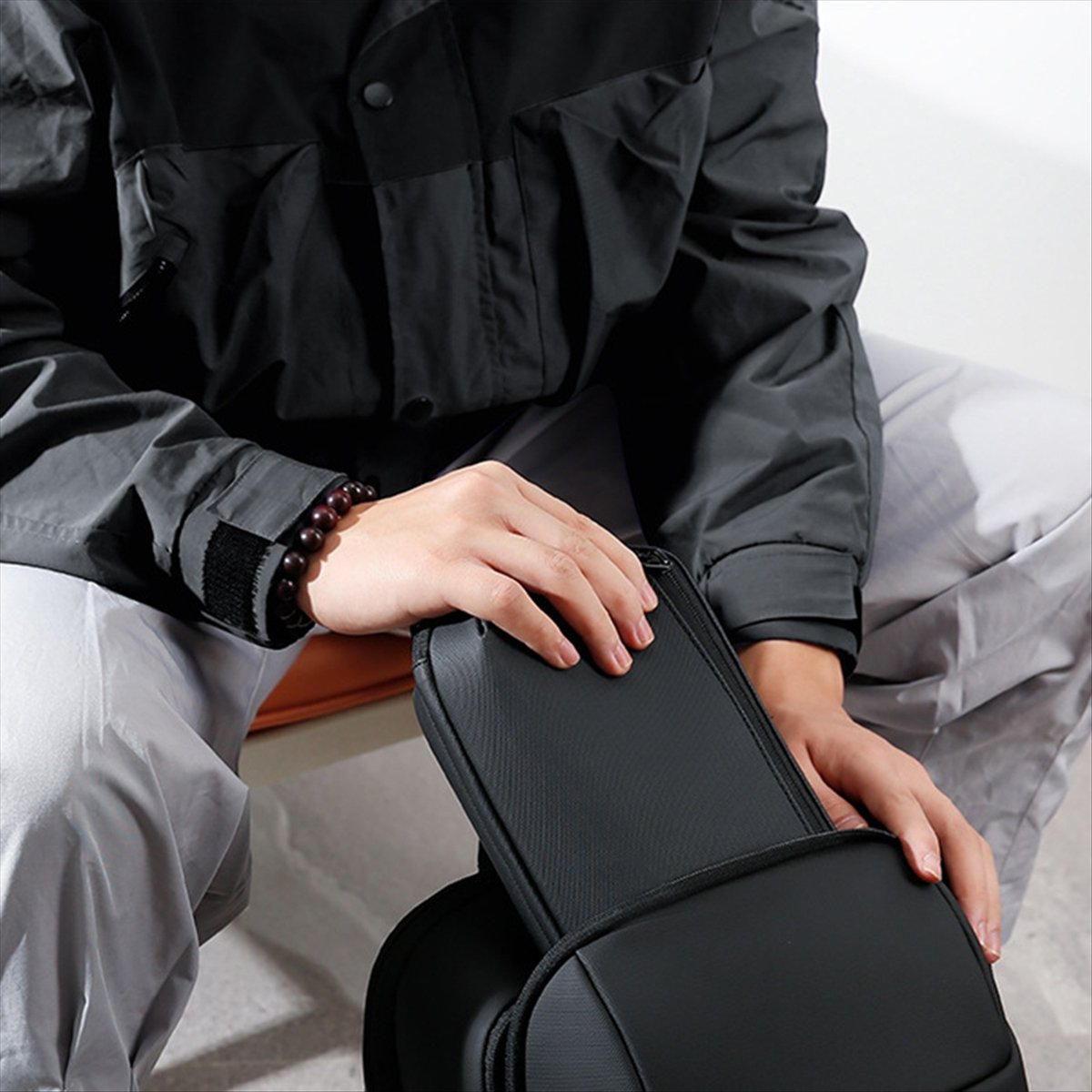 ☶ ❈ ＊ ♥ حقيبة تقنية مقاومة للم - مراجعة Tech Accessories Travel Organizer Pouch وسعره