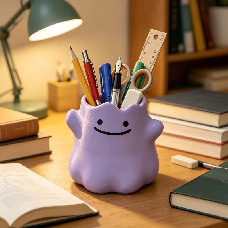 حامل أقلام على شكل شخصية كرتون - مراجعة Tech Accessories For Office Desk وسعره