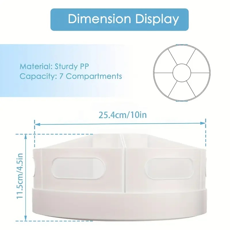 منظم مكتب دوار 360 درجة مع 7 ص - مراجعة Tech Accessories For Office Desk وسعره