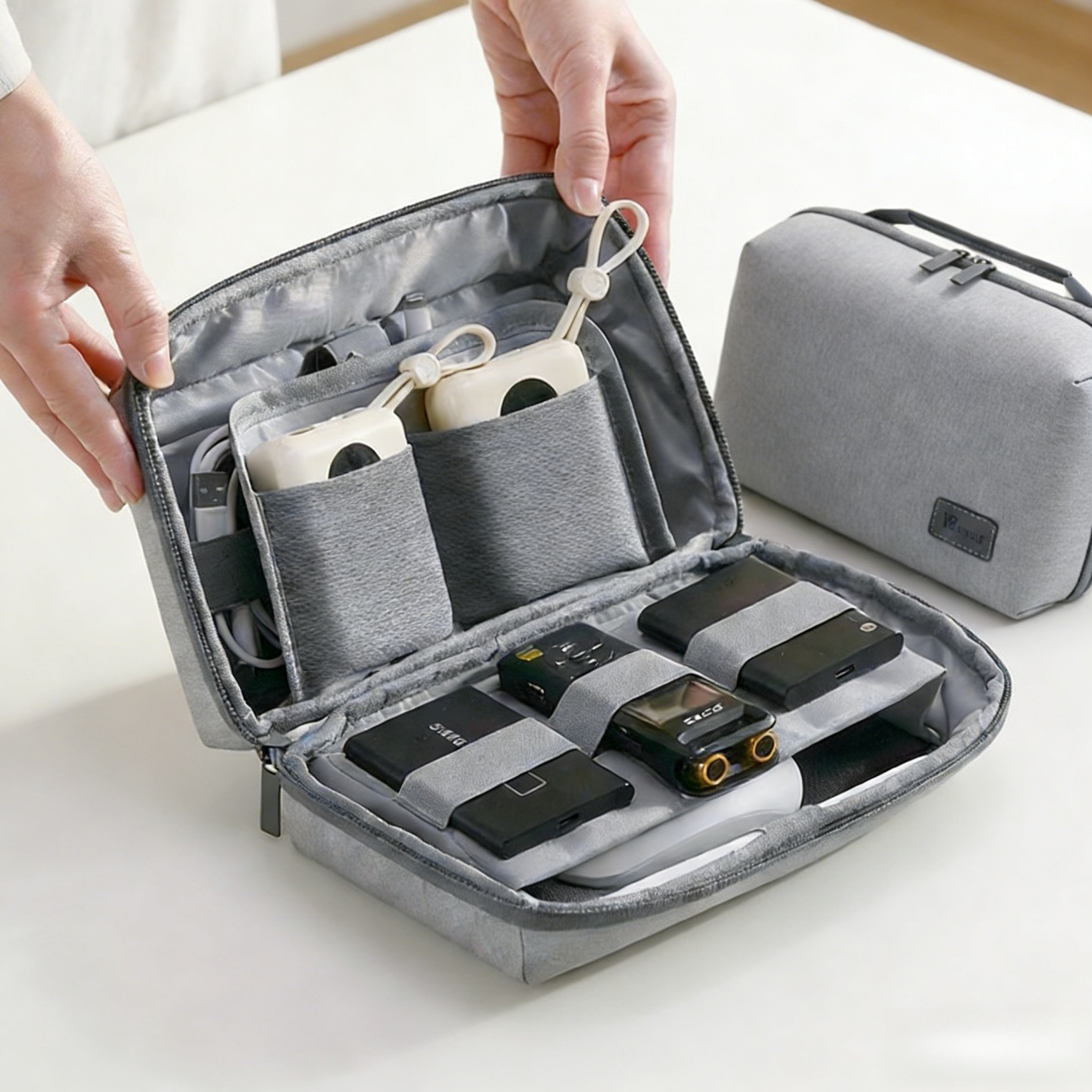 قطعة واحدة من حقيبة السفر لتنظ - مراجعة Tech Accessories Travel Organizer Pouch وسعره