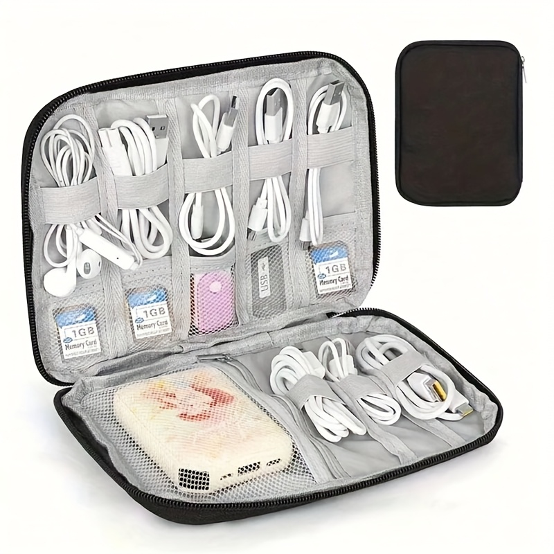 حقيبة تنظيم كابلات السفر متعدد - مراجعة Tech Accessories Travel Organizer Pouch وسعره
