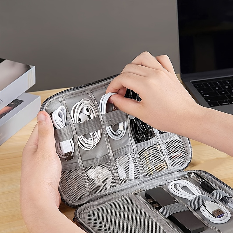 حقيبة تنظيم كابلات السفر متعدد - مراجعة Tech Accessories Travel Organizer Pouch وسعره