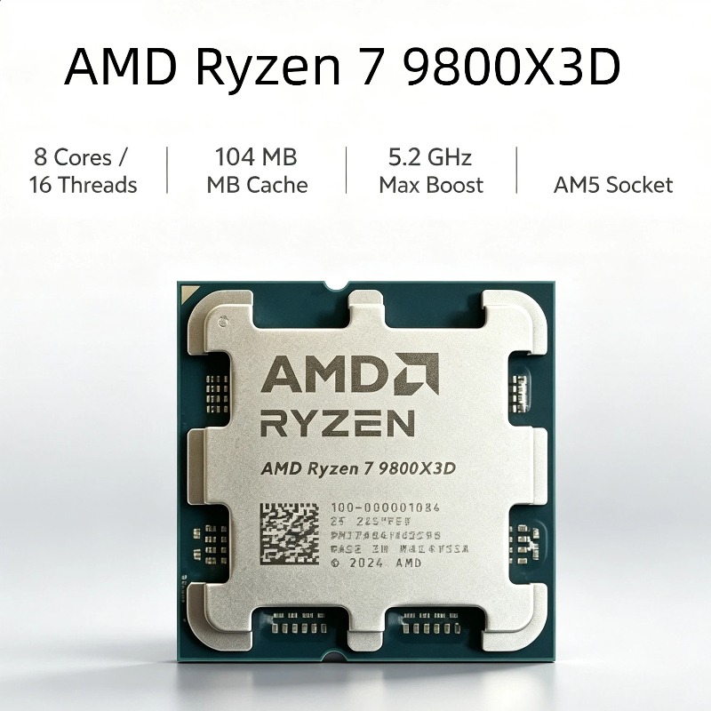 معالج AMD Ryzen 7 9800X3D X3D  - مراجعة Amd Cpu Ryzen 7 وسعره