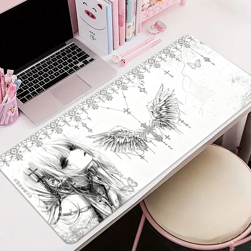لوحة ماوس جلدية سوداء وبيضاء ب - مراجعة Tech Accessories For Office Desk وسعره