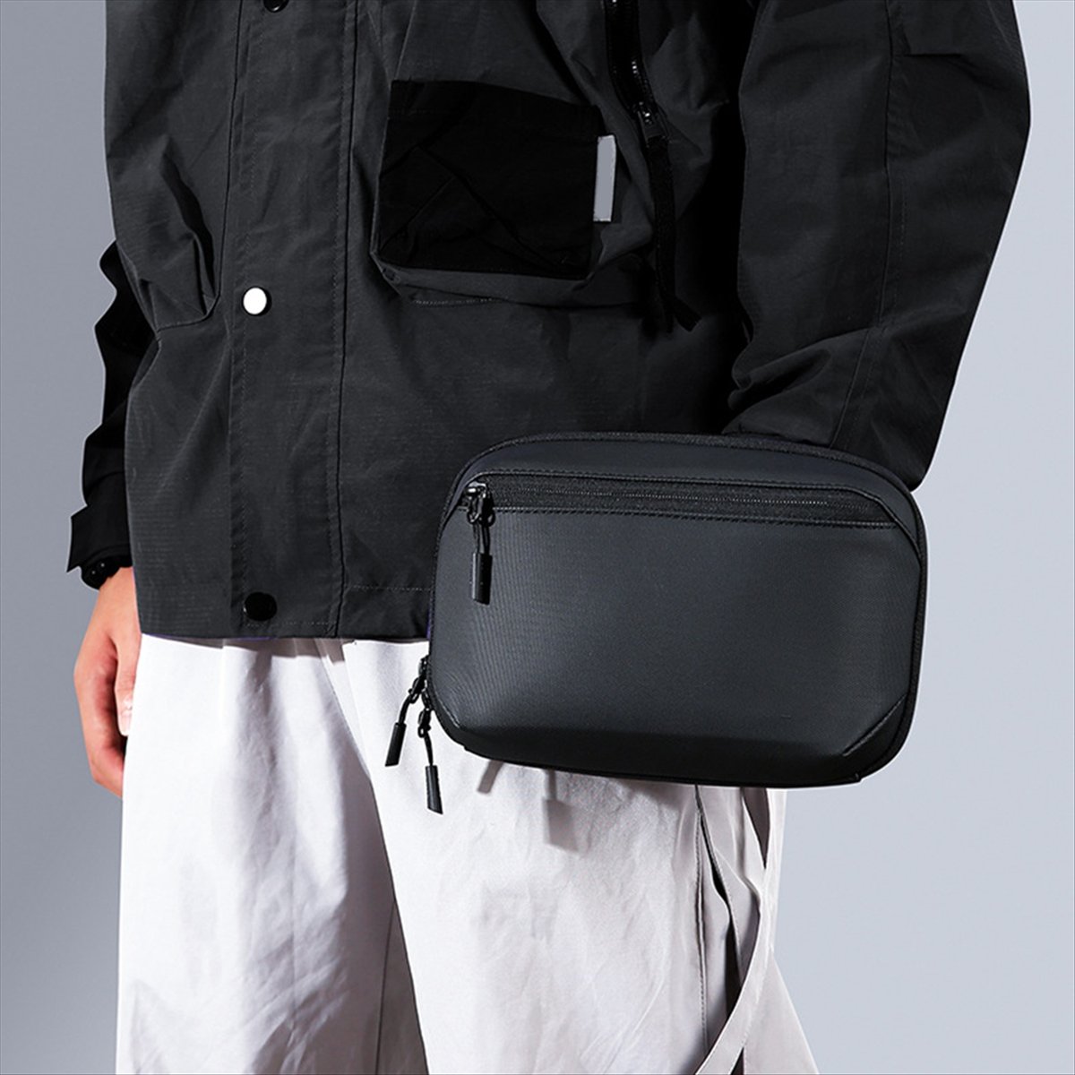 ☶ ❈ ＊ ♥ حقيبة تقنية مقاومة للم - مراجعة Tech Accessories Travel Organizer Pouch وسعره